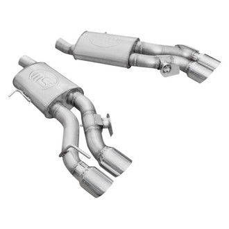 Stainless Works® - 304 SS Turbo Dual-Mode Axle-Back Exhaust System with Quad Rear Exit