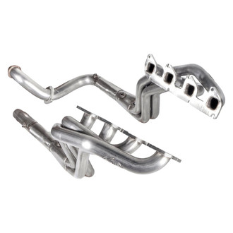 Stainless Works® - 304 SS Mill Exhaust Headers with High-Flow Catted Pipes