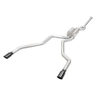 Stainless Works® - Legend Series™ 304 SS Cat-Back Exhaust System with Split Rear Exit