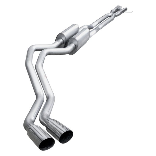 Stainless Works® - 304 SS Turbo S-Tube Cat-Back Exhaust System