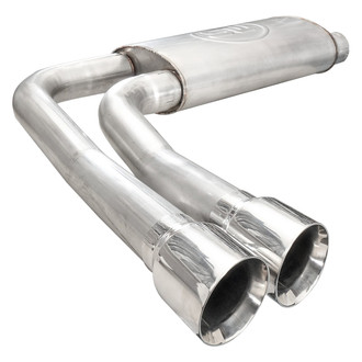 Stainless Works® - Redline Series™ 304 SS Turbo S-Tube Cat-Back Exhaust System with Dual Side Exit