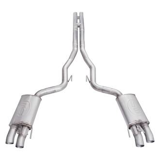 Stainless Works® - Legend Series™ 304 SS Cat-Back Exhaust System with Quad Rear Exit