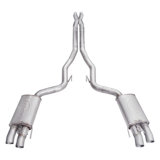 Stainless Works® - Legend Series™ 304 SS Cat-Back Exhaust System with Quad Rear Exit