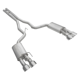 Stainless Works® - Redline Series™ 304 SS H-Pipe Cat-Back Exhaust System with Quad Rear Exit
