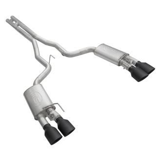Stainless Works® - Redline Series™ 304 SS H-Pipe Cat-Back Exhaust System with Quad Rear Exit