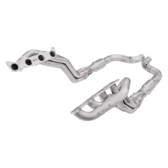 Stainless Works® - 304 SS Mill Long Tube Exhaust Headers with High-Flow Cats