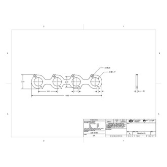 Stainless Works® - 304 SS Mill Round Port Header Flanges