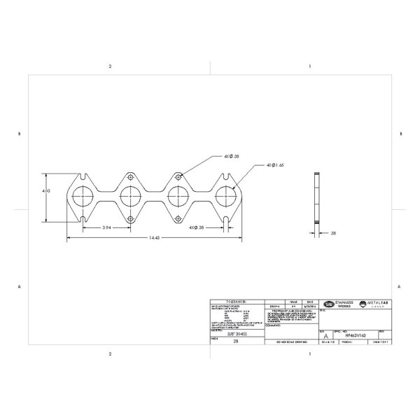 Stainless Works® - Round Port Header Flanges