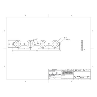 Stainless Works® - 304 SS Mill Round Port Header Flanges