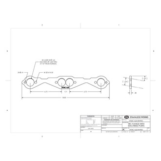 Stainless Works® - 304 SS Mill Round Port Header Flanges