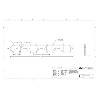 Stainless Works® - 304 SS Mill Square Port Header Flanges