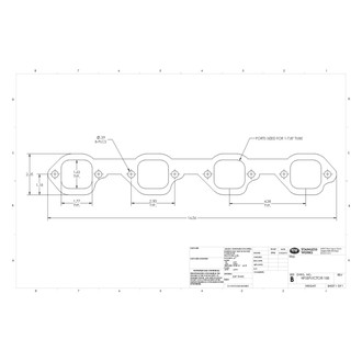 Stainless Works® - 304 SS Mill Square Port Header Flanges