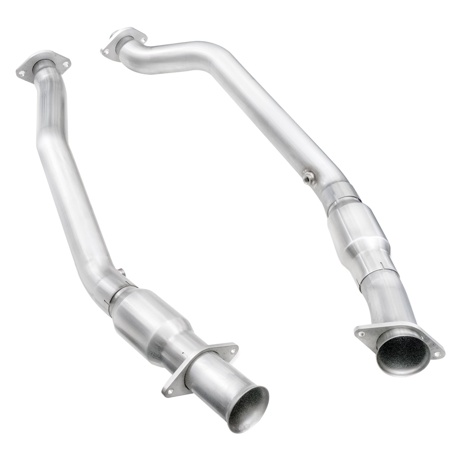 Stainless Works® JEEP62CAT 304 SS Exhaust MidPipe with HighFlow