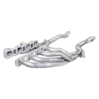 Stainless Works® - 304 SS Long Tube Exhaust Headers with Catted Leads Factory and Performance Connect