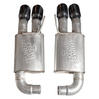 Stainless Works® - Legend Series™ 304 SS Axle-Back Exhaust System with Quad Rear Exit