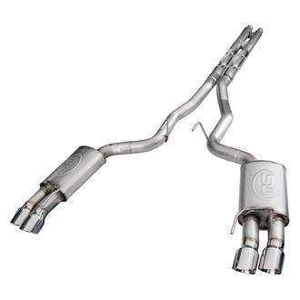 Stainless Works® - Legend Series™ 304 SS Cat-Back Exhaust System with Quad Rear Exit