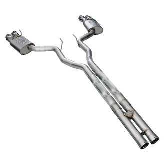 Stainless Works® - Legend Series™ 304 SS Cat-Back Exhaust System with Quad Rear Exit