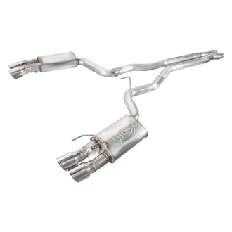 Stainless Works® - Redline Series™ 304 SS Turbo Chambered Cat-Back Exhaust System with Quad Rear Exit