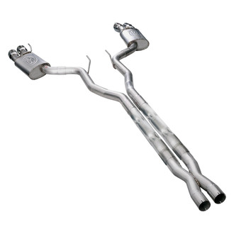 Stainless Works® - Legend Series™ 304 SS Cat-Back Exhaust System with Quad Rear Exit