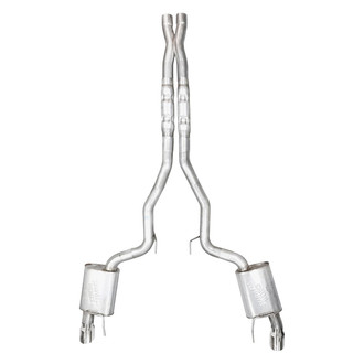 Stainless Works® - Legend Series™ 304 SS Cat-Back Exhaust System with Split Rear Exit