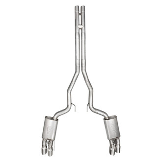 Stainless Works® - Redline Series™ 304 SS Cat-Back Exhaust System with Quad Rear Exit