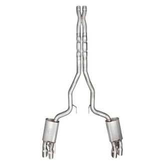 Stainless Works® - Legend Series™ 304 SS Cat-Back Exhaust System with Quad Rear Exit