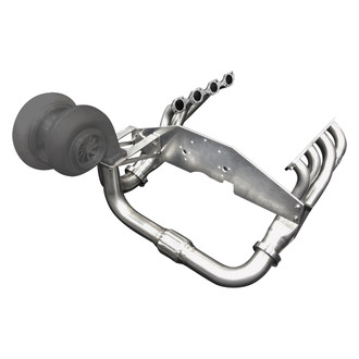 Stainless Works® - Down and Forward 304 SS Turbo Exhaust Header Kit