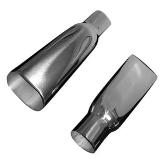 Stainless Works® - 304 SS Chevelle Oval Clamp-On Exhaust Tips
