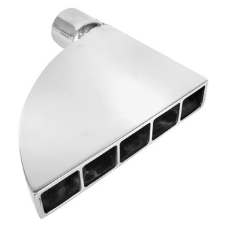 Stainless Works® - 304 SS In-Line Grated Boxxter Outlet Rectangular Clamp-On Exhaust Tip (2" Inlet)