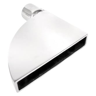 Stainless Works® - 304 SS In-Line Open Boxxter Outlet Rectangular Clamp-On Exhaust Tip (2" Inlet)