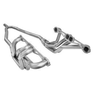 Stainless Works® - Stainless Steel Mill Long Tube Non-Catted Exhaust Header Assembly with Factory Connect Off-Road Y-Pipe