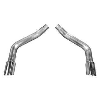 Stainless Works® - 304 SS Muffler Delete Axle-Back Exhaust System with Split Rear Exit