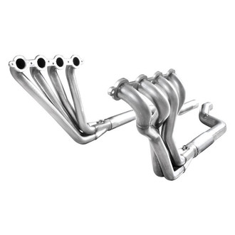 Stainless Works® - 304 SS Mill Long Tube High Flow Catted Exhaust Header Assembly with Performance Connect