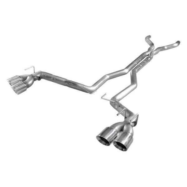 Stainless Works® - 304 SS Chambered Round Cat-Back Exhaust System, Chevy Camaro