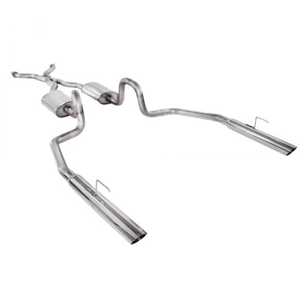 Stainless Works® - 304 SS Turbo Chambered Dual Cat-Back Exhaust System