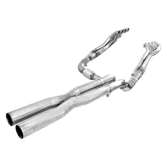 Stainless Works® - 304 SS Mill Long Tube High Flow Catted Exhaust Header Assembly with Performance Connect