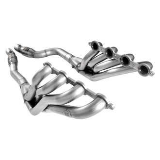 Stainless Works® - 304 SS Mill Long Tube High Flow Catted Exhaust Header Assembly with Performance Connect