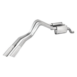 Stainless Works® - 304 SS Turbo Chambered Dual Cat-Back Exhaust System with Dual Side Exit