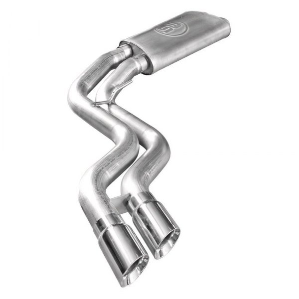 Stainless Works® FTR10CBFT 304 SS HeaderBack Exhaust System with