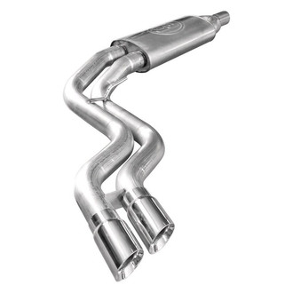 Stainless Works® - 304 SS Cat-Back Exhaust System with Dual Side Exit