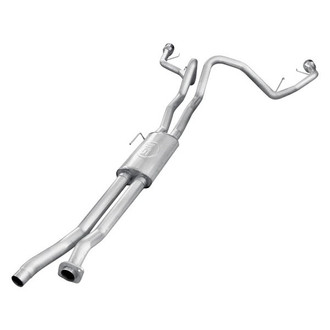 Stainless Works® - 304 SS Cat-Back Exhaust System with Split Rear Exit