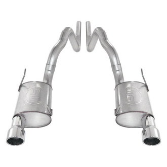 Stainless Works® - 304 SS Turbo Chambered Cat-Back Exhaust System with Split Rear Exit