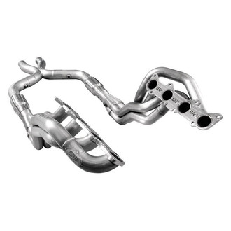 Stainless Works® - 304 SS Mill Long Tube High Flow Catted Exhaust Header Assembly with Performance Connect
