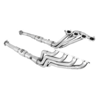 Stainless Works® - 304 SS Long Tube High Flow Catted Exhaust Header Assembly with Factory Connect