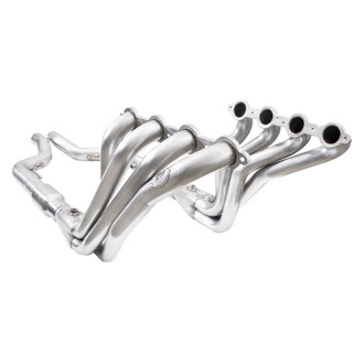 Stainless Works® - 304 SS Mill Catted Exhaust Headers with Performance Connect Y-Pipe