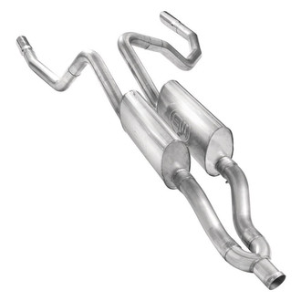 Stainless Works® - 304 SS Turbo Chambered Dual Cat-Back Exhaust System with Split Rear Exit