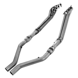 Stainless Works® - 304 SS Mill Long Tube High Flow Catted Exhaust Header Assembly with Performance Connect