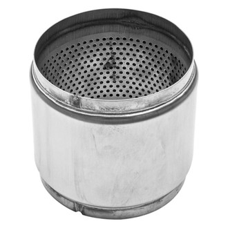 Stainless Works® - 304 SS Round Race Gray Exhaust Muffler