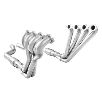 Stainless Works® - Stainless Power 304 SS Mill Long Tube Catted Exhaust Headers with Performance Connect