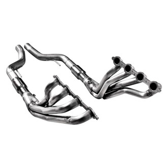 Stainless Works® - 304 SS Long Tube High Flow Catted Exhaust Header Assembly with Performance Connect